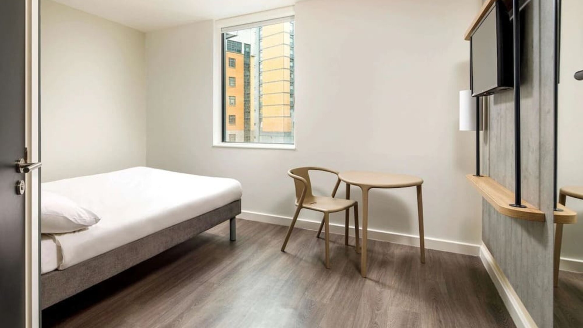 Delux king room with TV at Ibis Budget Sheffield Centre St Marys Gate.