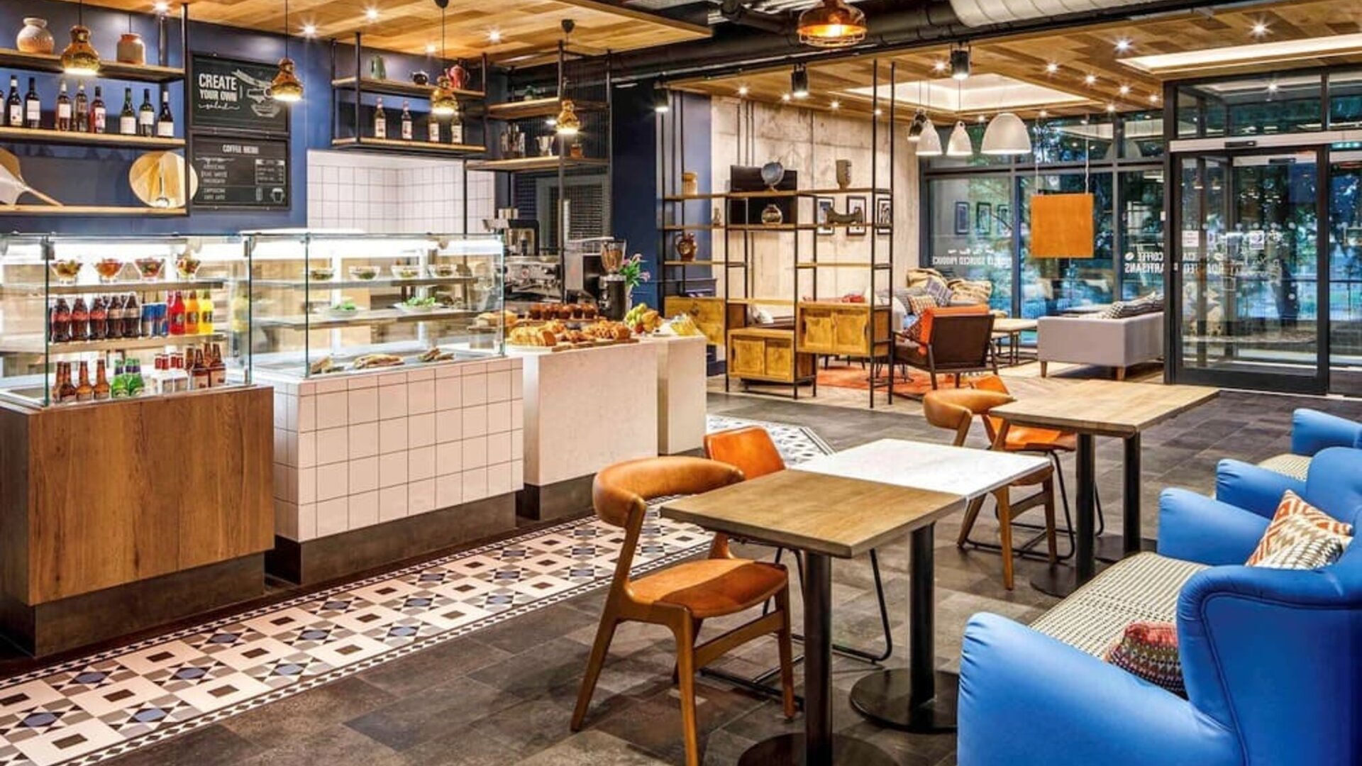 Meeeting and dining space at Ibis Budget Sheffield Centre St Marys Gate.