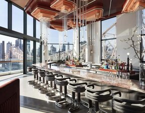 Rooftop bar at Graduate New York.