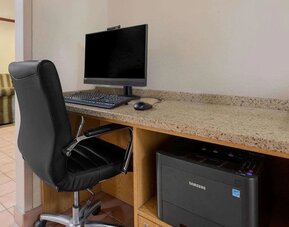 Business center at Norwood Inn Statefare Grounds.