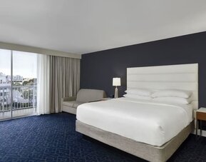 Bright and spacious day use room at Hotel Tampa Riverwalk.
