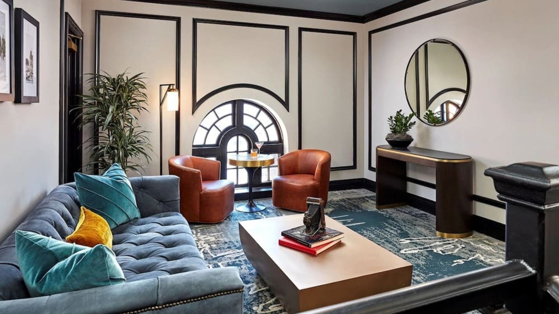 Lounge and coworking space at The Citizen Hotel, Autograph Collection.