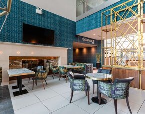 Dining area at DoubleTree By Hilton Newcastle International Airport.