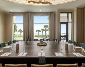 Professional meeting room at Embassy Suites By Hilton Panama City Beach Resort.