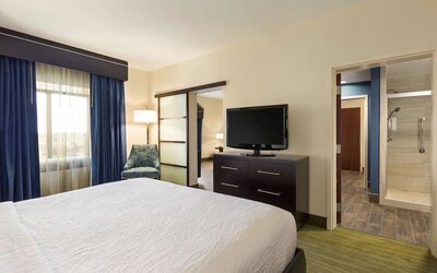 Day use room with private guest bathroom at Hilton Garden Inn Houston NW/Willowbrook.