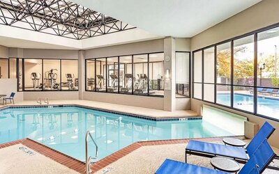 Indoor pool at Sonesta Atlanta Northwest Galleria.