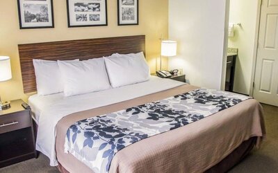 Romantic day room at Sleep Inn Tinley Park.