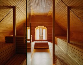 Spa and sauna at Wilmina Hotel.