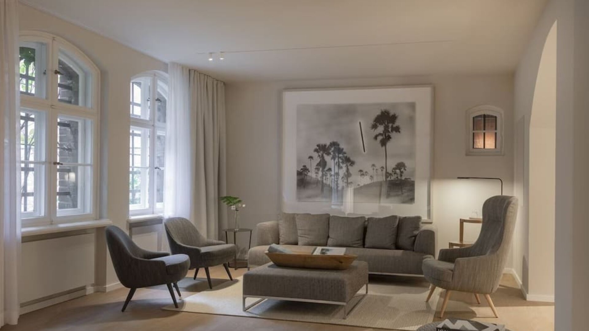 Meeting and coworking space at Wilmina Hotel.