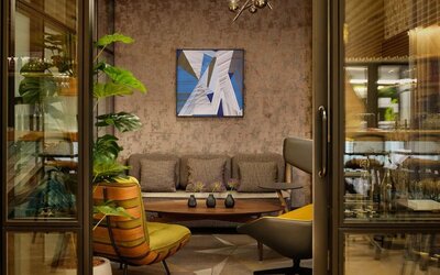 Meeting and coworking space at Sheraton Amsterdam Airport Hotel And Conference Center.