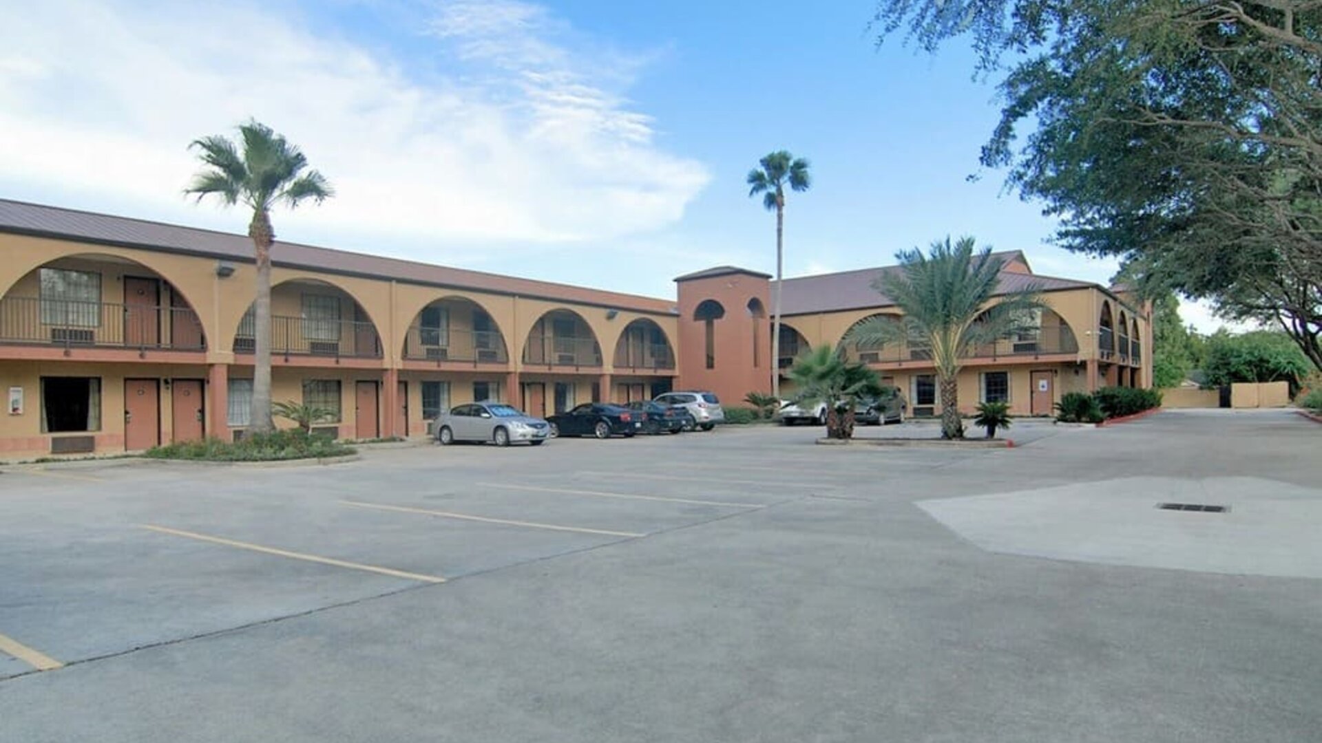 Parking available at Super 8 By Wyndham Houston/Webster.