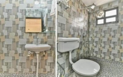 Private guest bathroom at Hotel Smart Stay. 