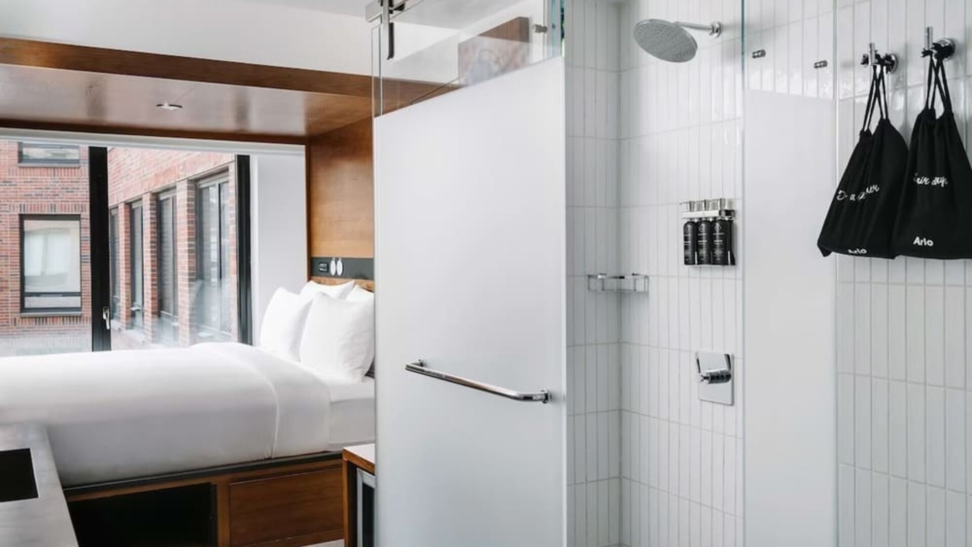 Day use room with private bathroom at Arlo SoHo.
