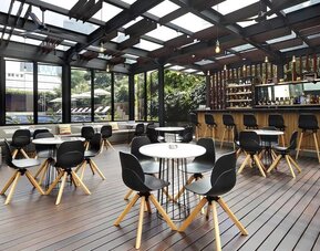 Coworking space at Fraser Residence Menteng Jakarta.