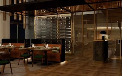 Dining area at DoubleTree By Hilton Lagoa Azores.