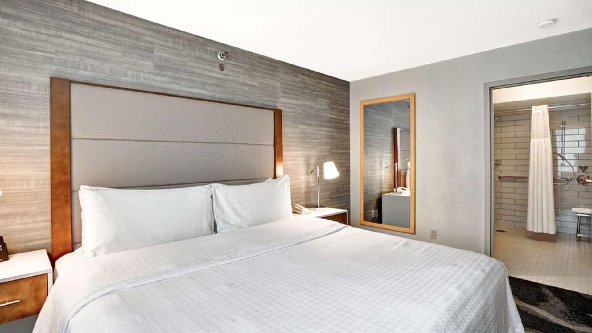 King room with private bathroom at Homewood Suites By Hilton Chicago-Downtown.