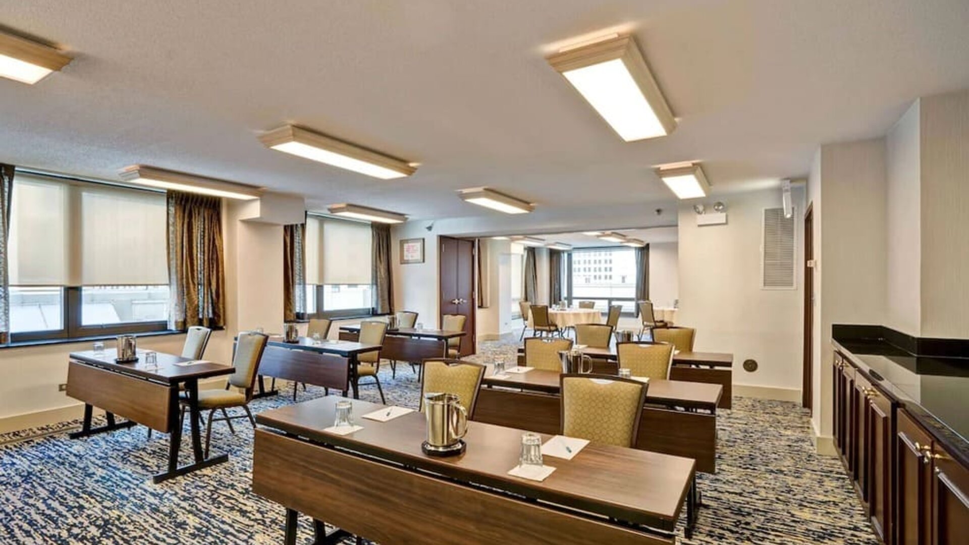 Professional conference room at Homewood Suites By Hilton Chicago-Downtown.