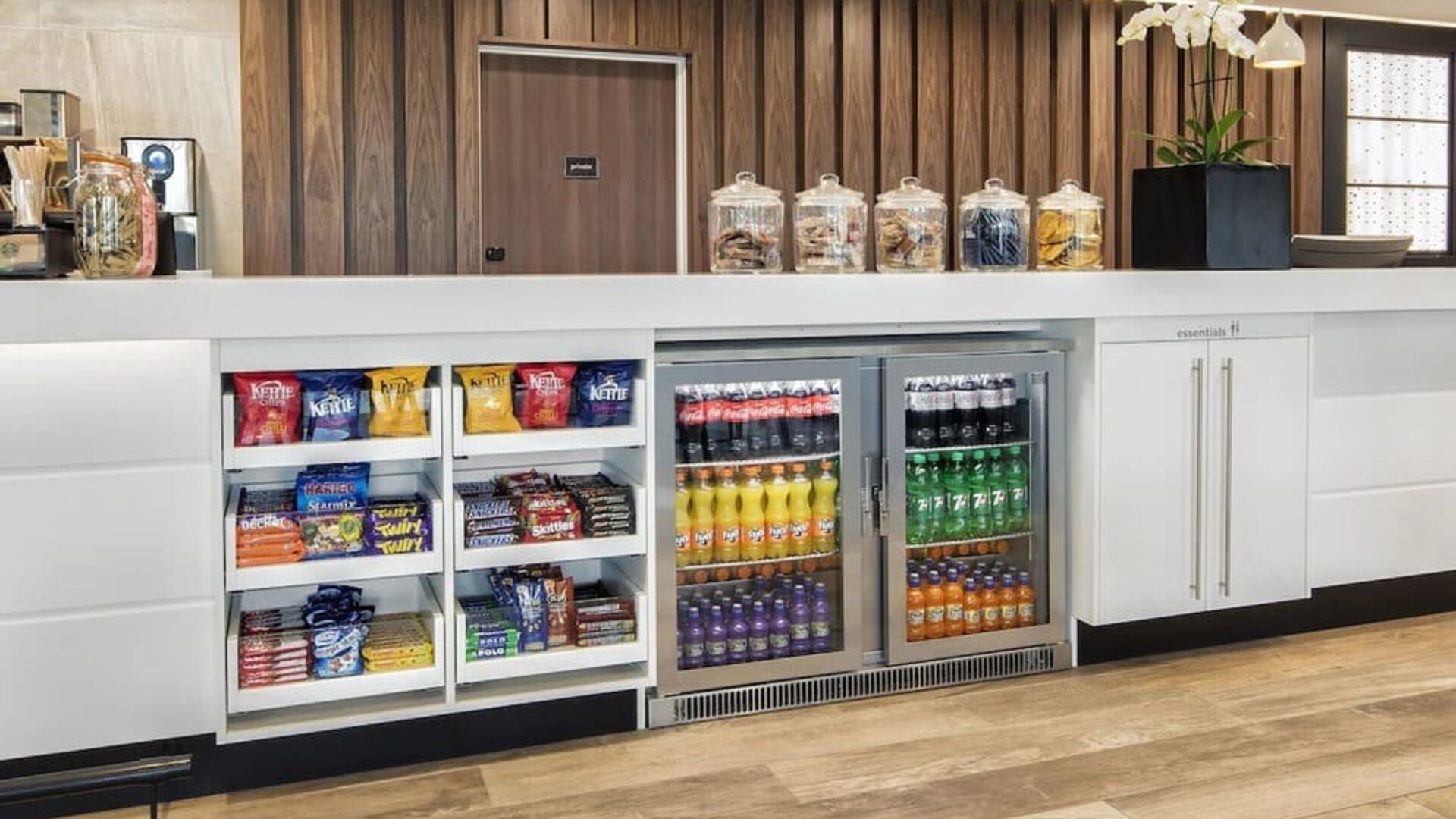 Convenience store at Hampton By Hilton London Stansted Airport.