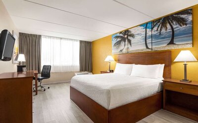 Day use room with natural light at EnVision Hotel Miami International Airport.