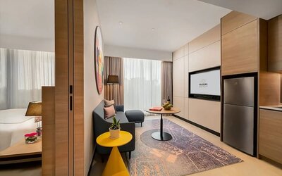 Day use room with natural light and TV at Capri By Fraser Bukit Bintang.