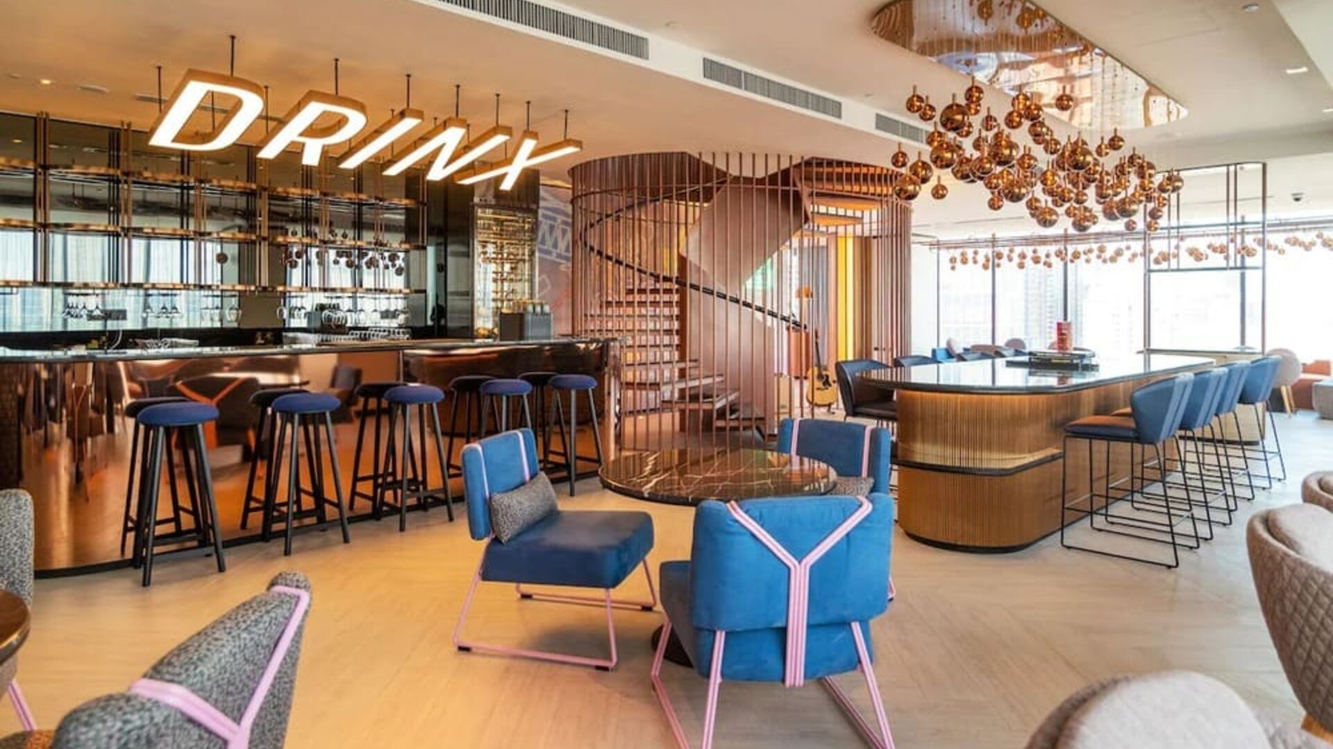 Coworking and lounge area at Capri By Fraser Bukit Bintang.