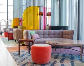 Lounge and coworking space at Capri By Fraser Bukit Bintang.