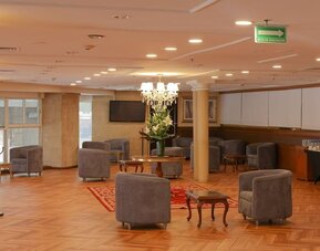 Lobby and lounge at Gran Hotel de la Ciudad de México.
