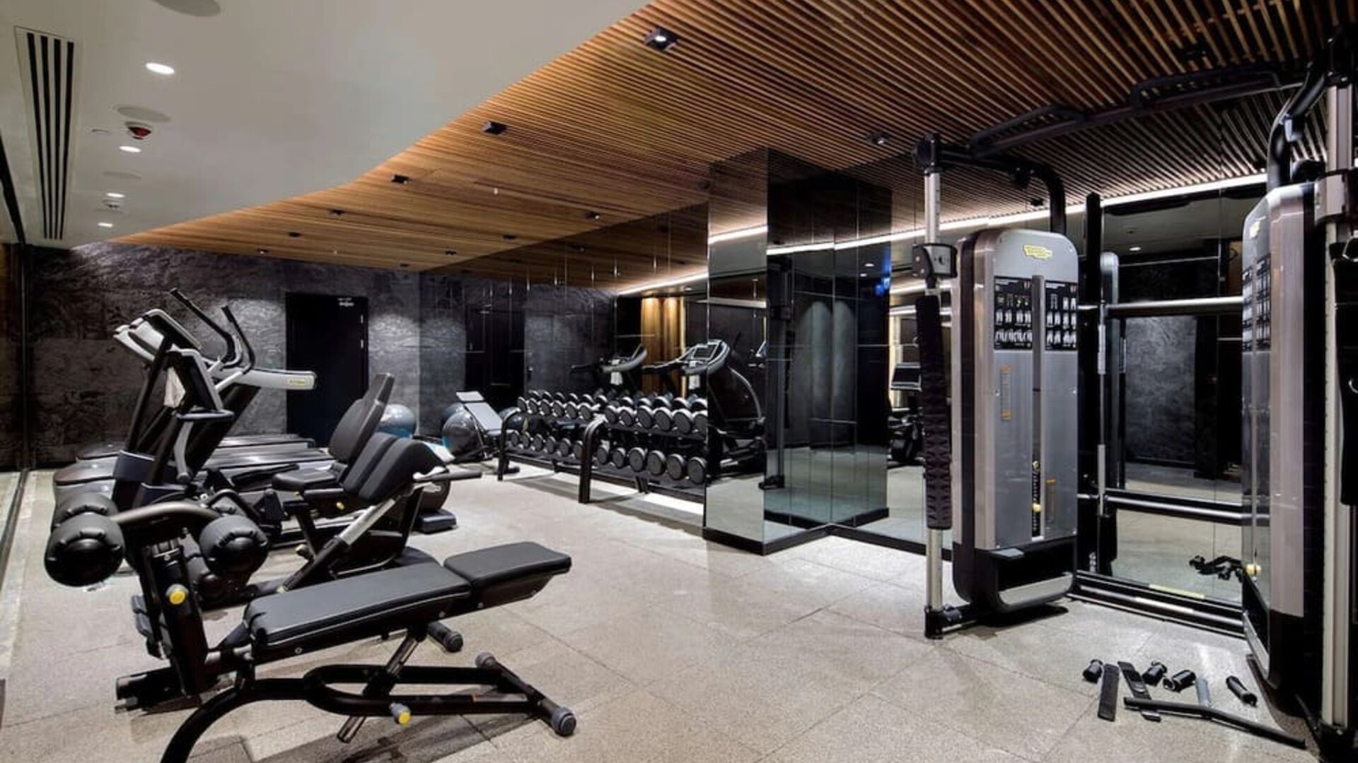 Fitness center at DoubleTree By Hilton Istanbul - Piyalepasa.