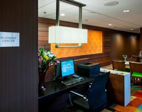 Business center at Fairfield Inn East Rutherford Meadowlands.