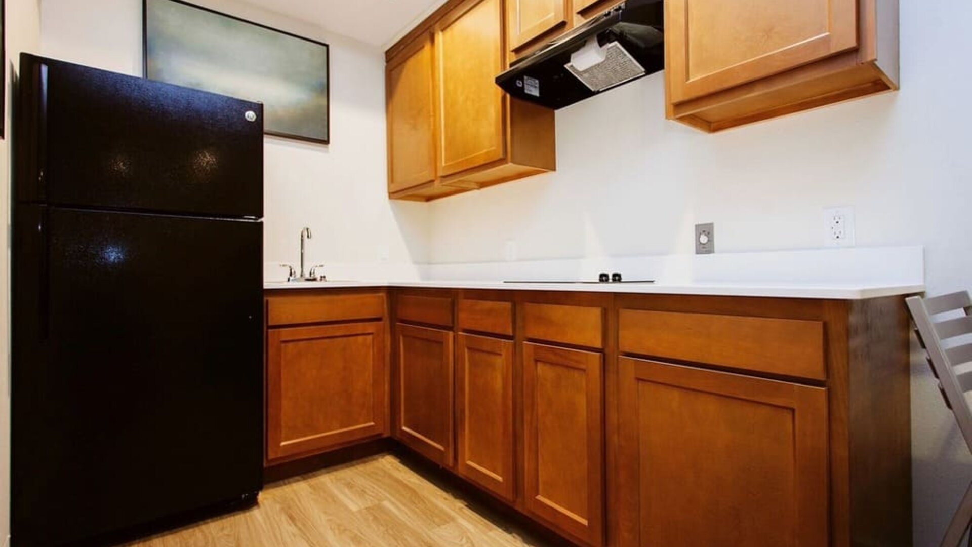 Day use room with kitchen at Palace Inn Westpark Blue.