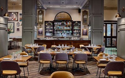 Dining room at The Chase Park Plaza Royal Sonesta St. Louis.