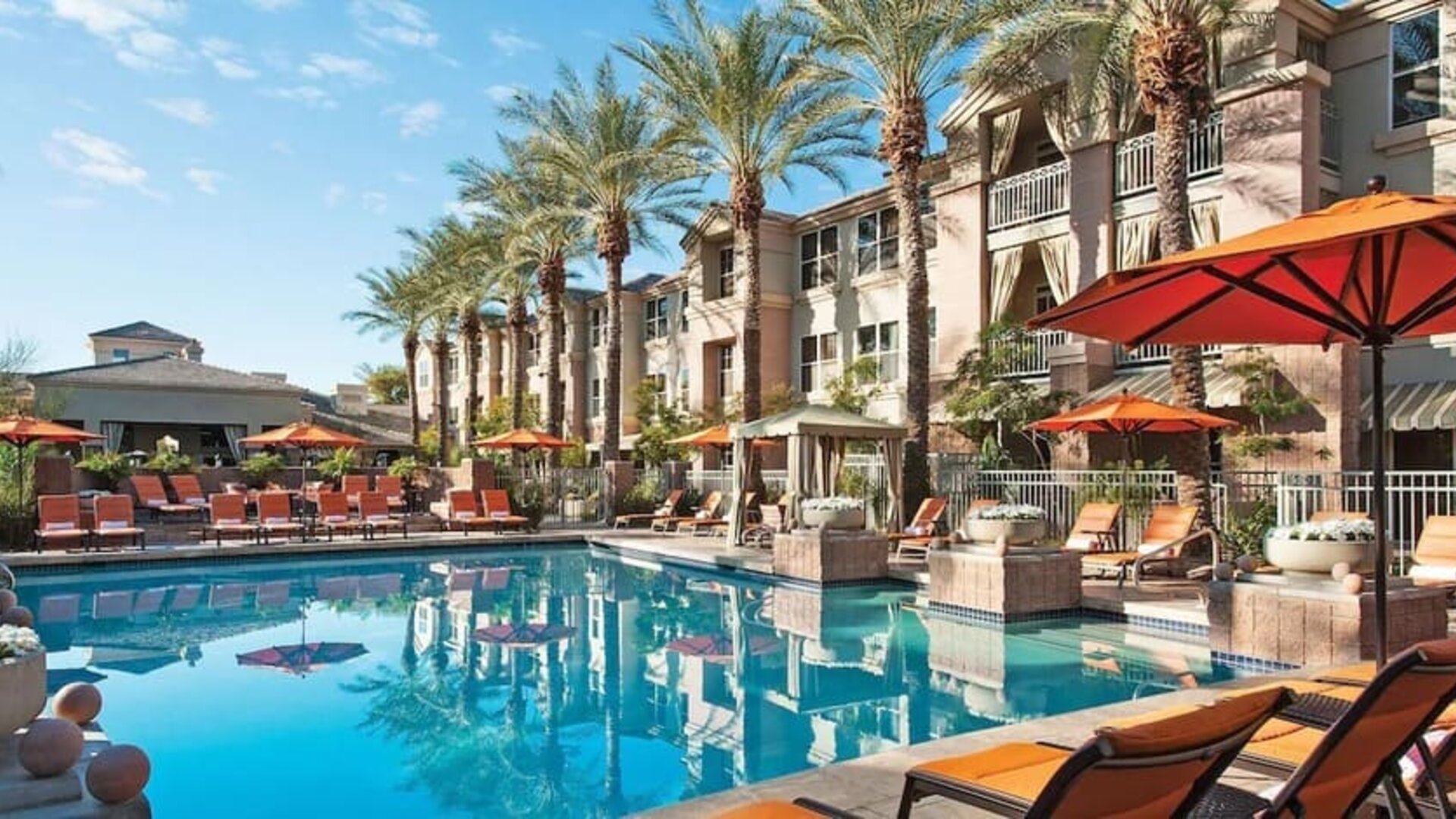 Stunning outdoor pool at Sonesta Suites Scottsdale Gainey Ranch.
