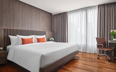 Day use room with natural light at Fraser Suites Sukhumvit, Bangkok.