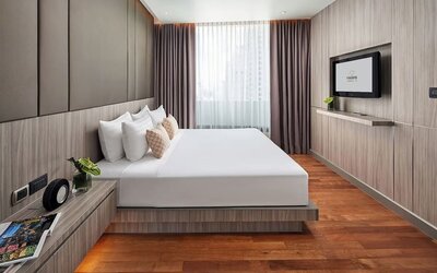 Day use room with TV at Fraser Suites Sukhumvit, Bangkok.