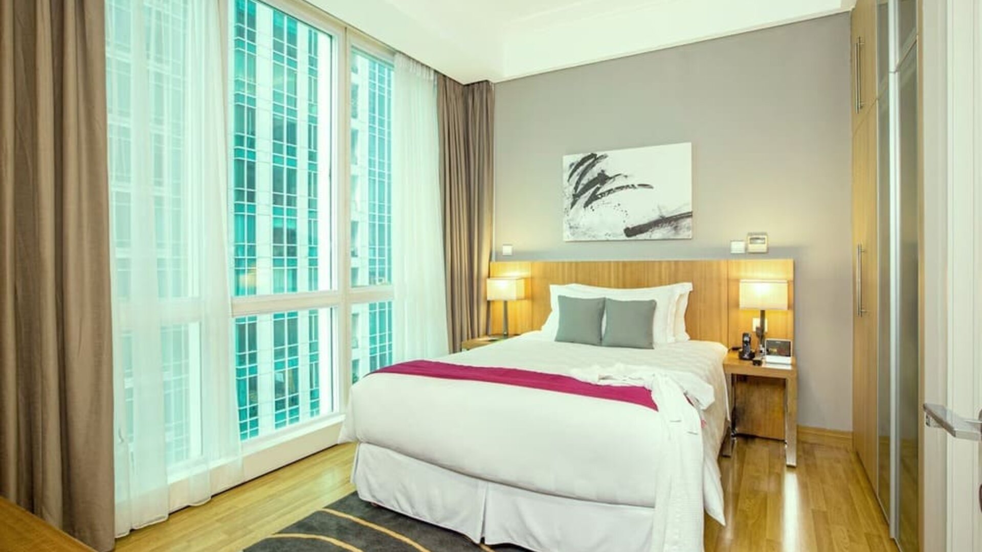 Day use room at Fraser Residence Sudirman Jakarta.