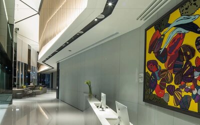 Lobby and lounge at Modena By Fraser Bangkok.