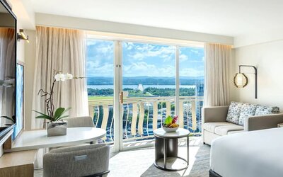 Day room with sea view at Royal Sonesta San Juan.