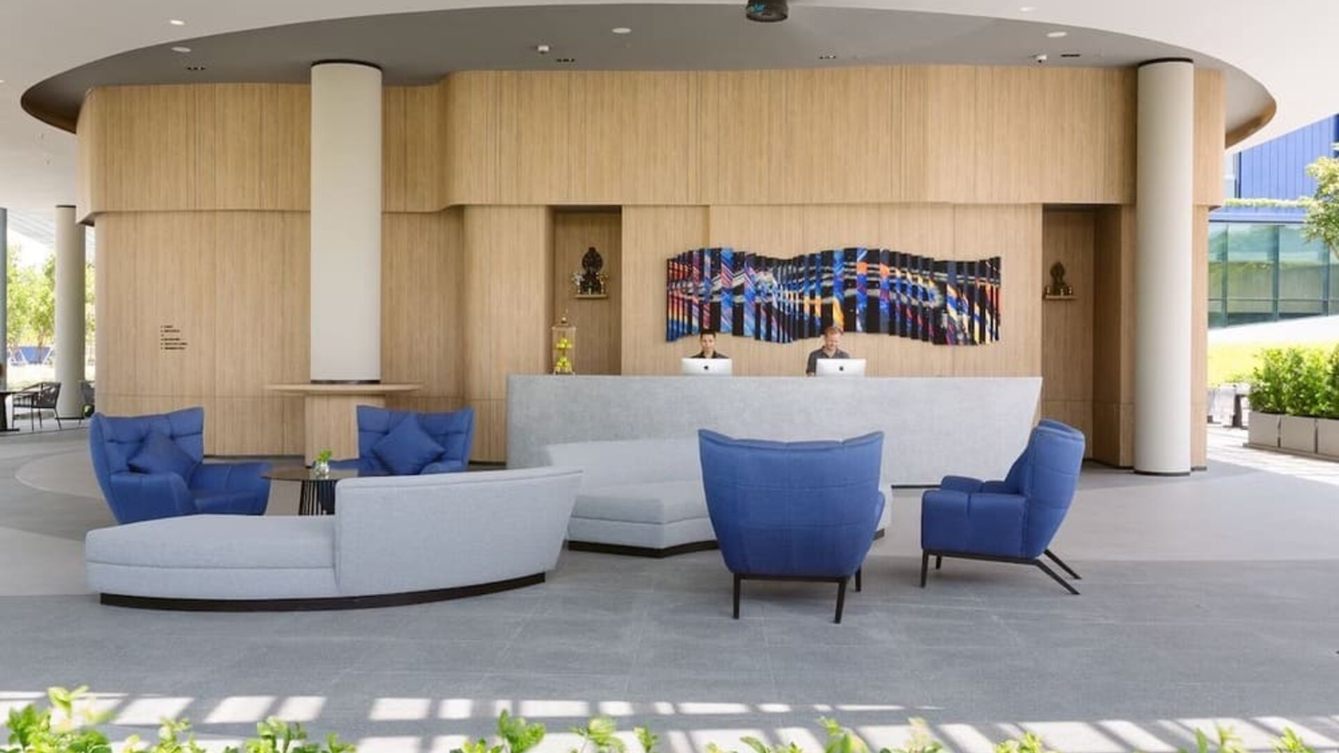 Coworking and lounge area at Modena By Fraser Buriram.