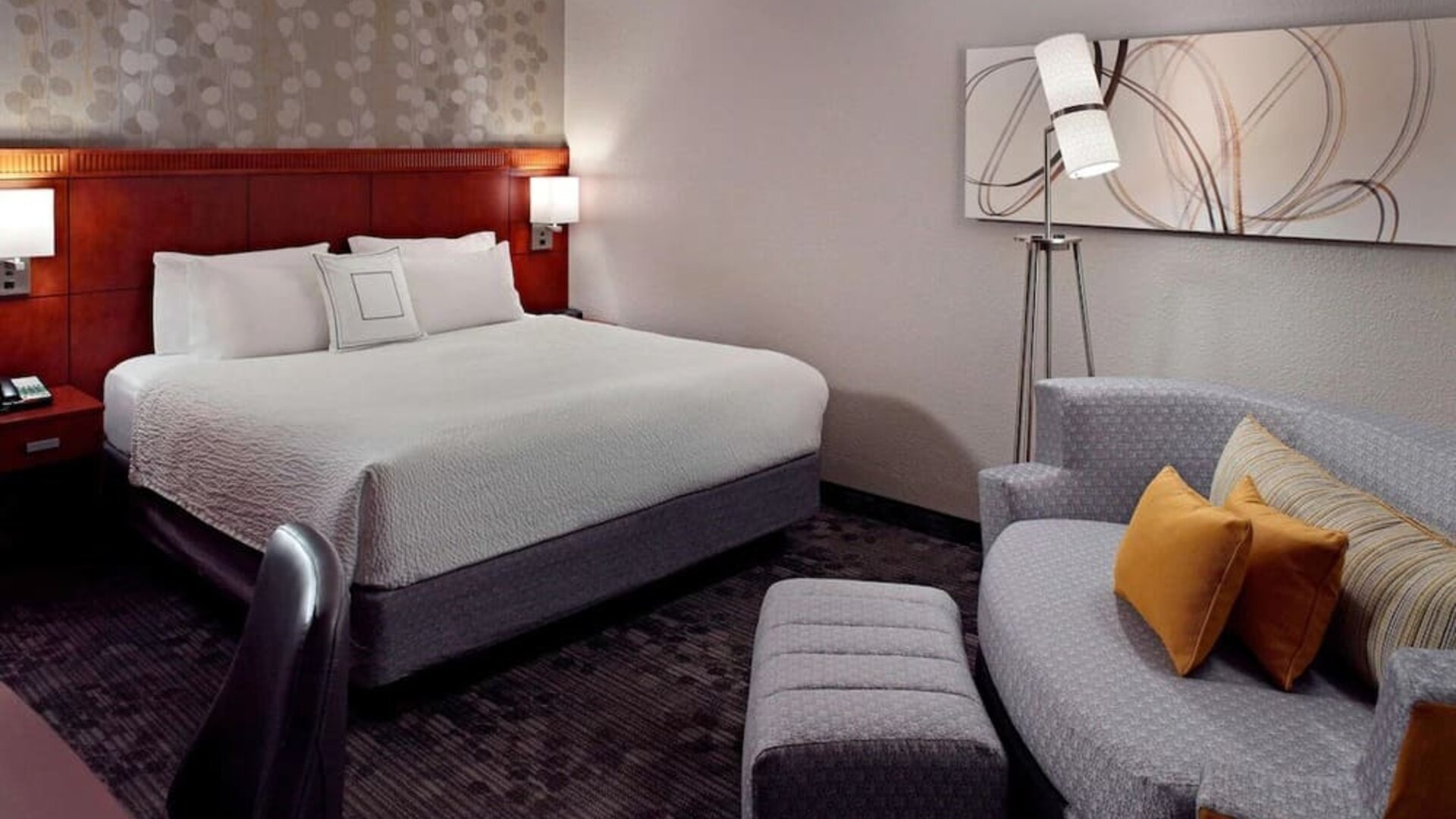 Day use room at Sonesta Select Atlanta Cumberland Galleria.
