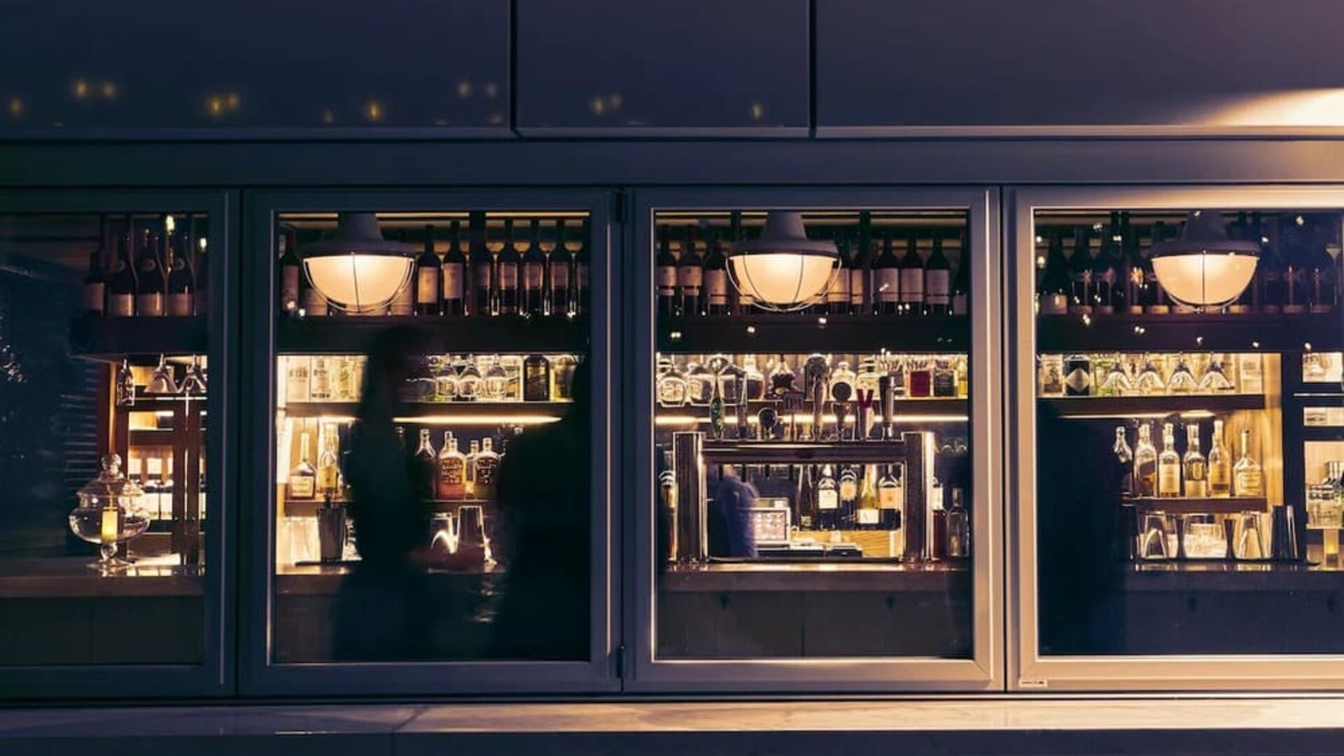 Hotel bar at The Tillary Hotel.