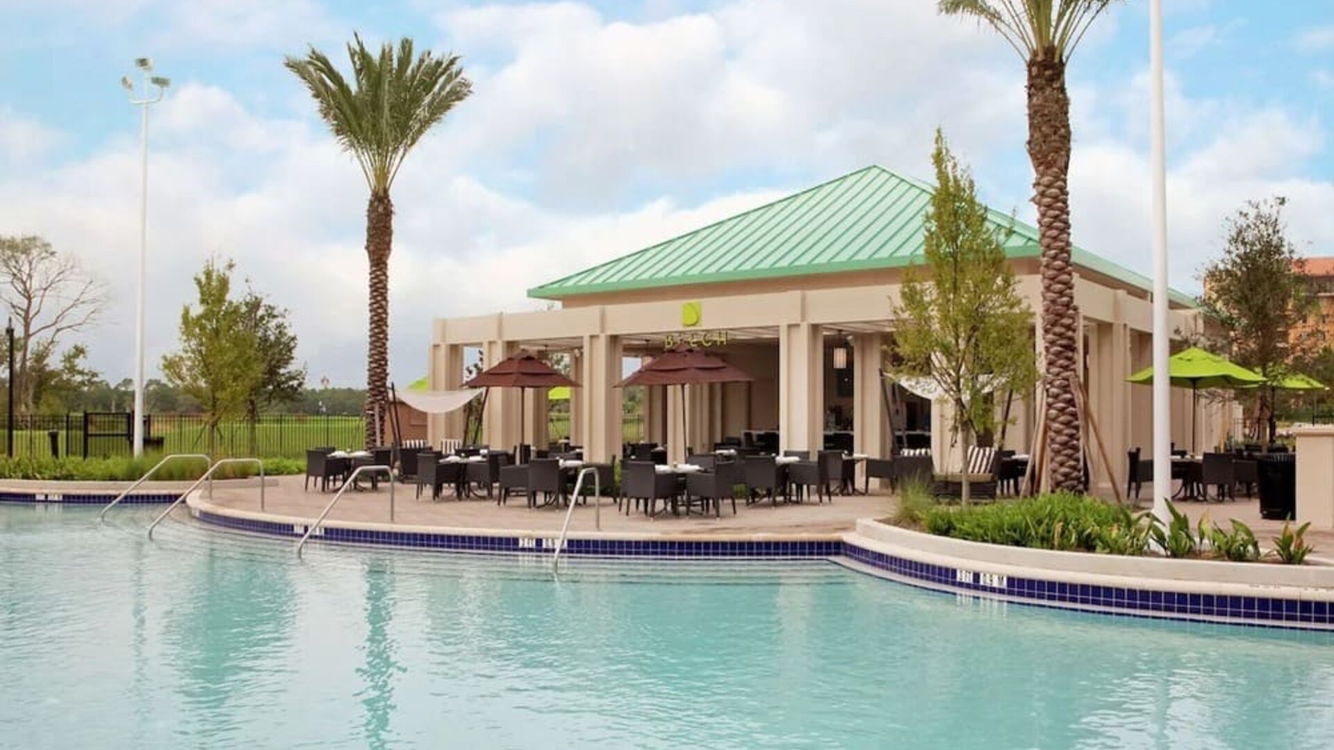 Outdoor pool area at Signia By Hilton Orlando Bonnet Creek.