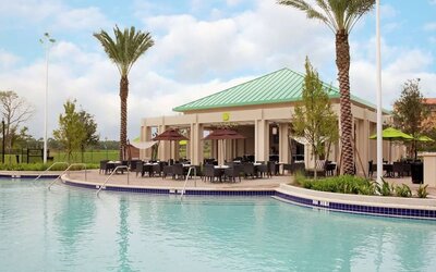 Outdoor pool area at Signia By Hilton Orlando Bonnet Creek.