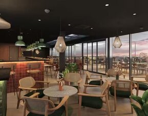 Coworking space at Hilton Garden Inn Debrecen City Centre.