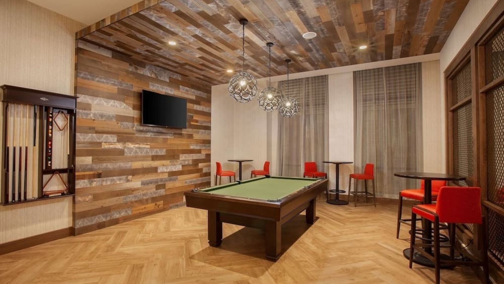 Game room at Homewood Suites By Hilton Louisville Downtown.