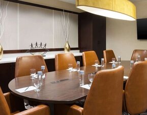 Meeting room at Embassy Suites By Hilton Denver Tech Center.