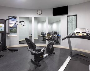 Gym at Baymont By Wyndham Houston Hobby Airport.