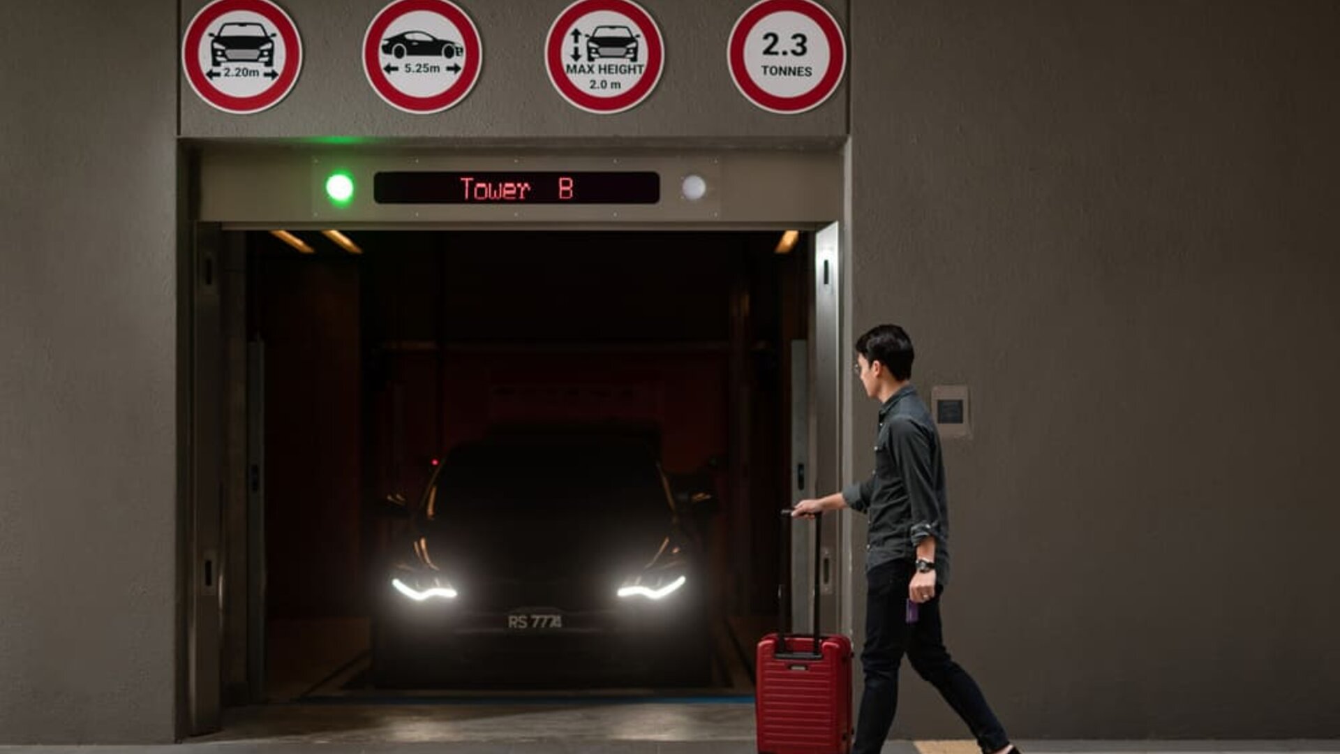 Carpark at Capri By Fraser Bukit Bintang.