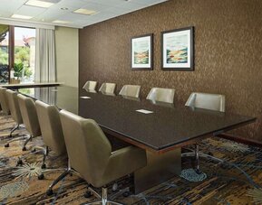 Meeting room at DoubleTree By Hilton Ontario Airport.