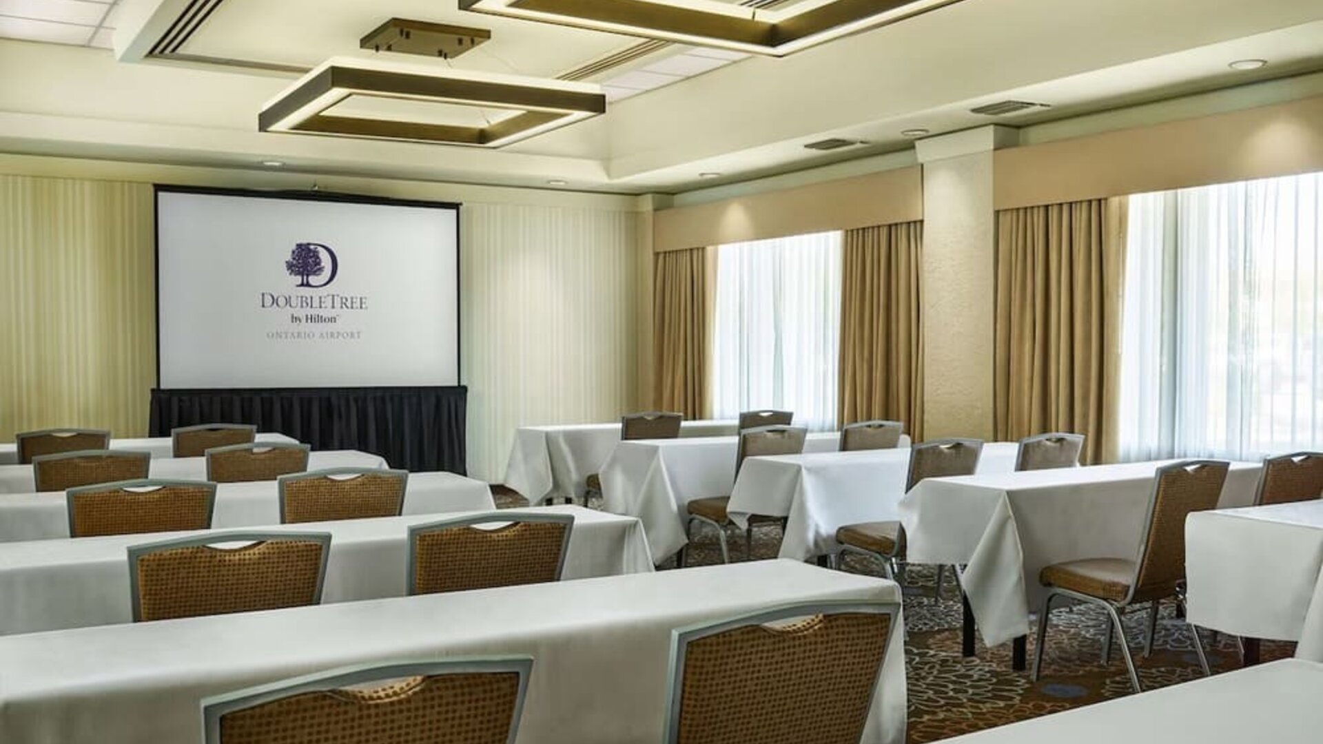Conference room at DoubleTree By Hilton Ontario Airport.