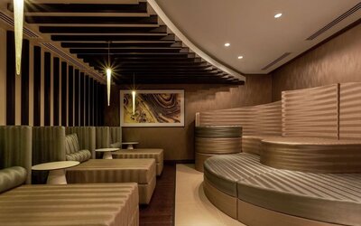 Spa and sauna at Hilton Aberdeen TECA.